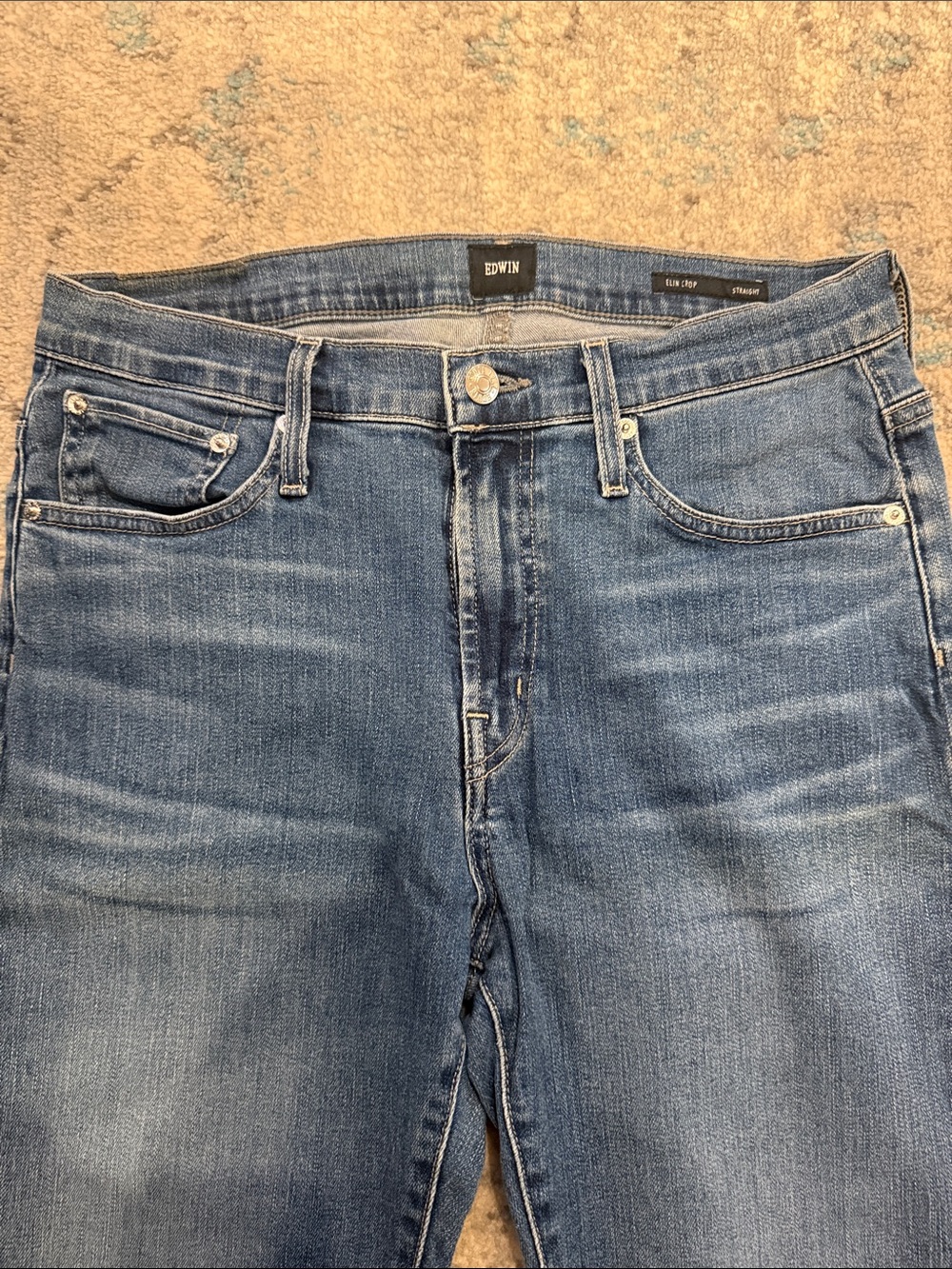 Edwin Women’s Blue Slim Straight Jeans - 28